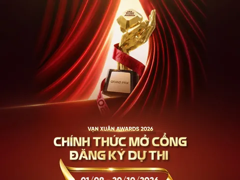 Vạn Xuân Awards 2026: Sáng tạo từ bản sắc, khơi nguồn thịnh vượng