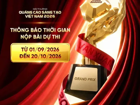 Vạn Xuân Awards 2026 chính thức mở cổng nhận bài dự thi từ ngày 1/9