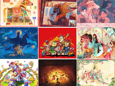 Artist Việt Nam và những bức tranh về linh vật Tết 2026 do TiredCity phối hợp cùng Vietnam Local Artist Group (VLAG) tổ chức